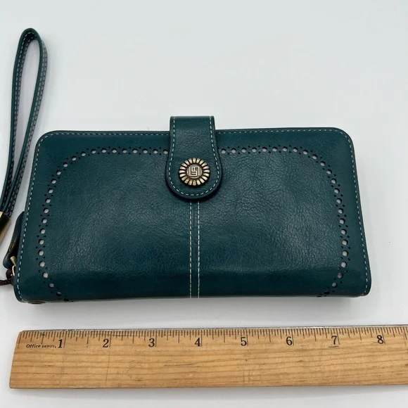 Teal Wallet/wristlet NWOT - Picture 3 of 7